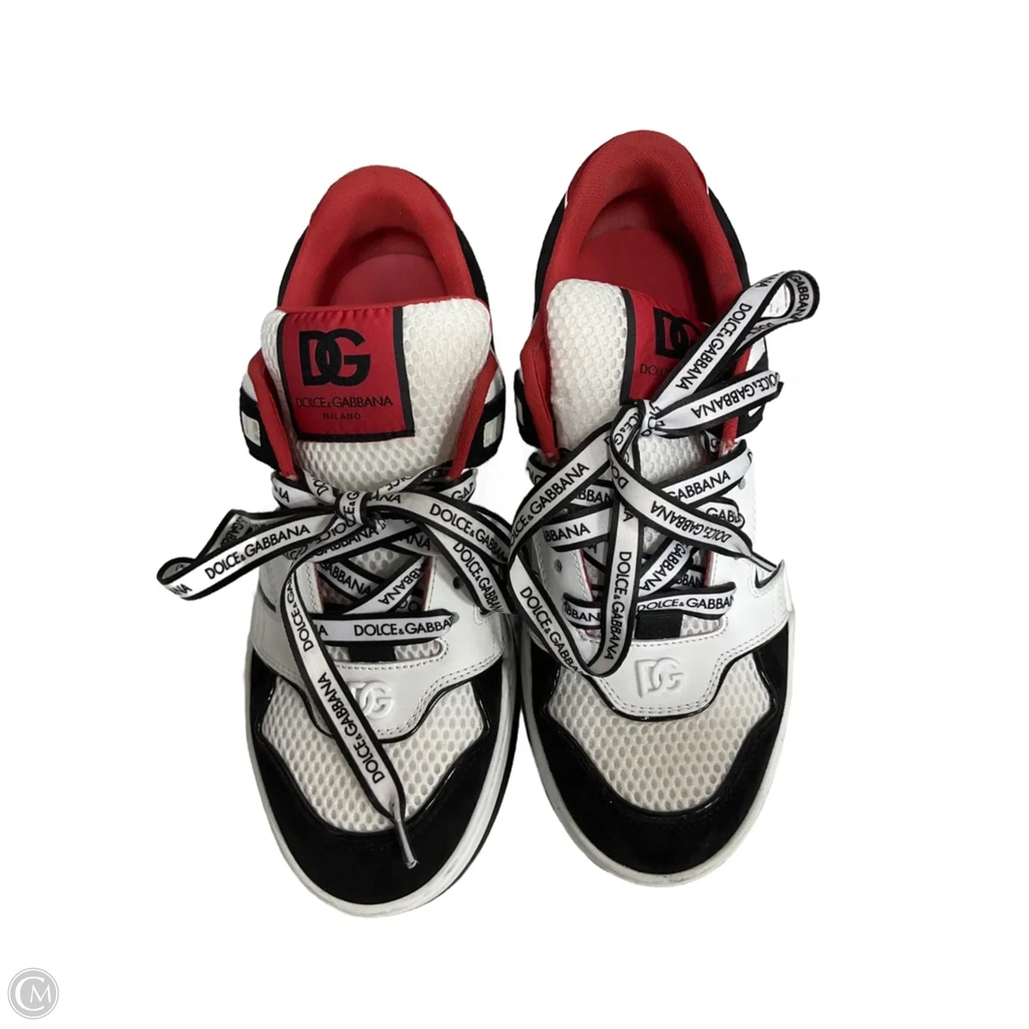 CLEARANCE Shoes Luxury Designer By Dolce And Gabbana In Black & Red, Size: 10
