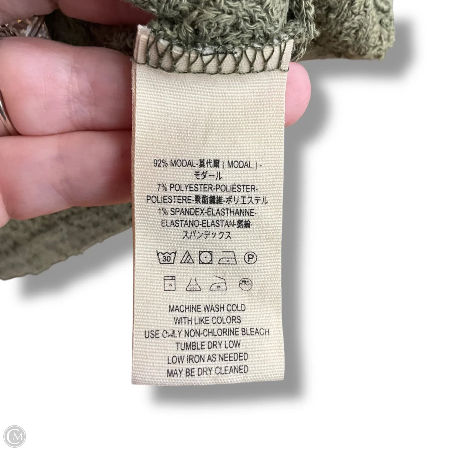 Top Long Sleeve By Free People In Green, Size: Xs