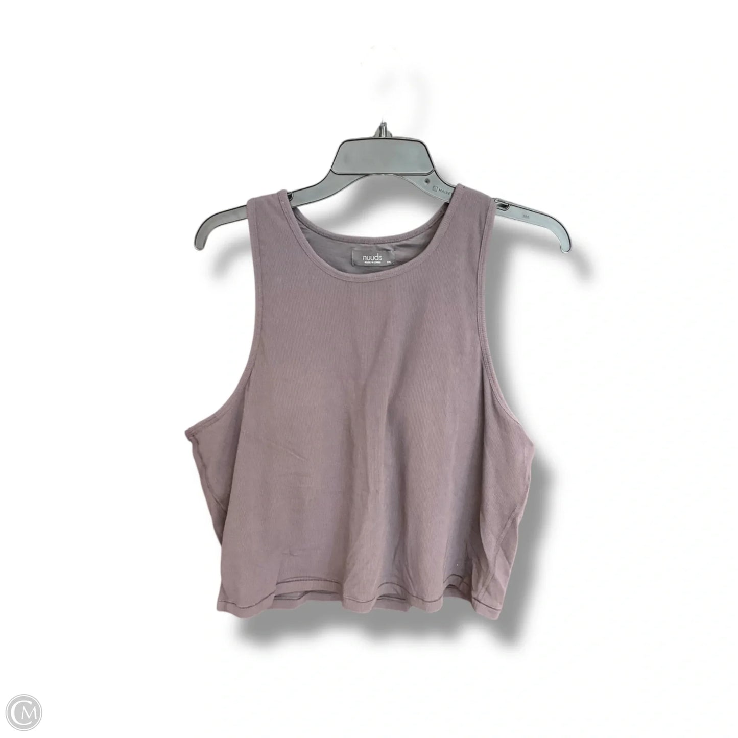 Athletic Tank Top By Nuuds In Grey, Size: Xxl