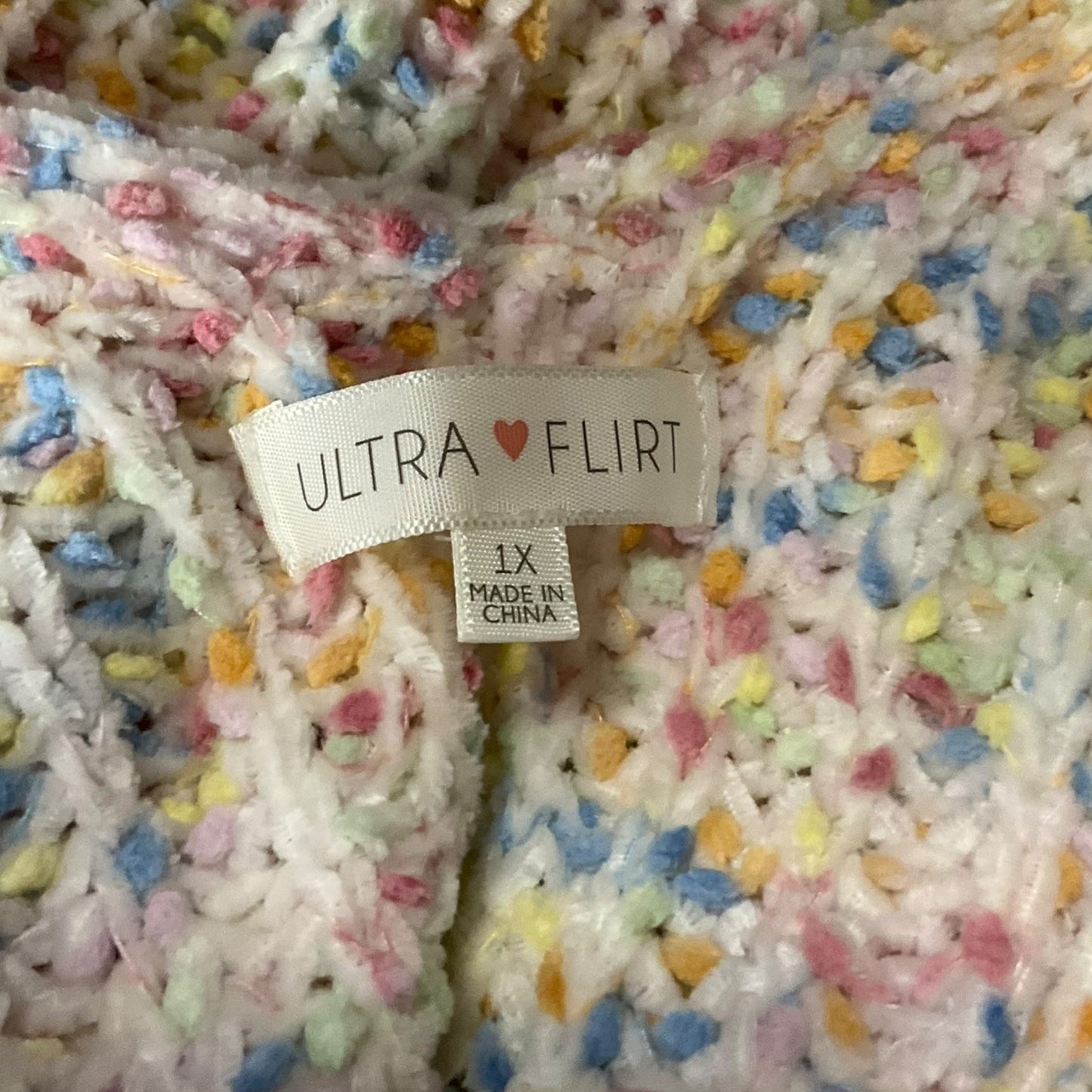 Sweater By Ultra Flirt In Multi-colored, Size: 1x