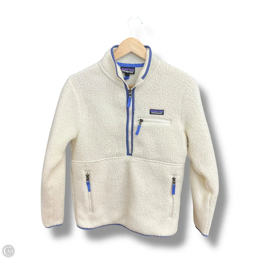 Sweatshirt Collar By Patagonia In Cream, Size: Xs