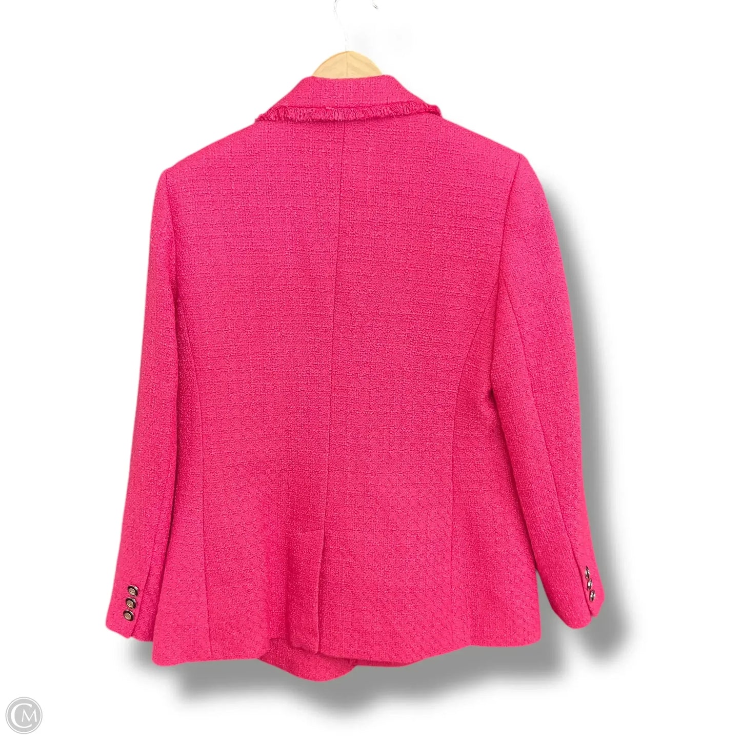 Blazer Designer By Karl Lagerfeld In Pink, Size: M