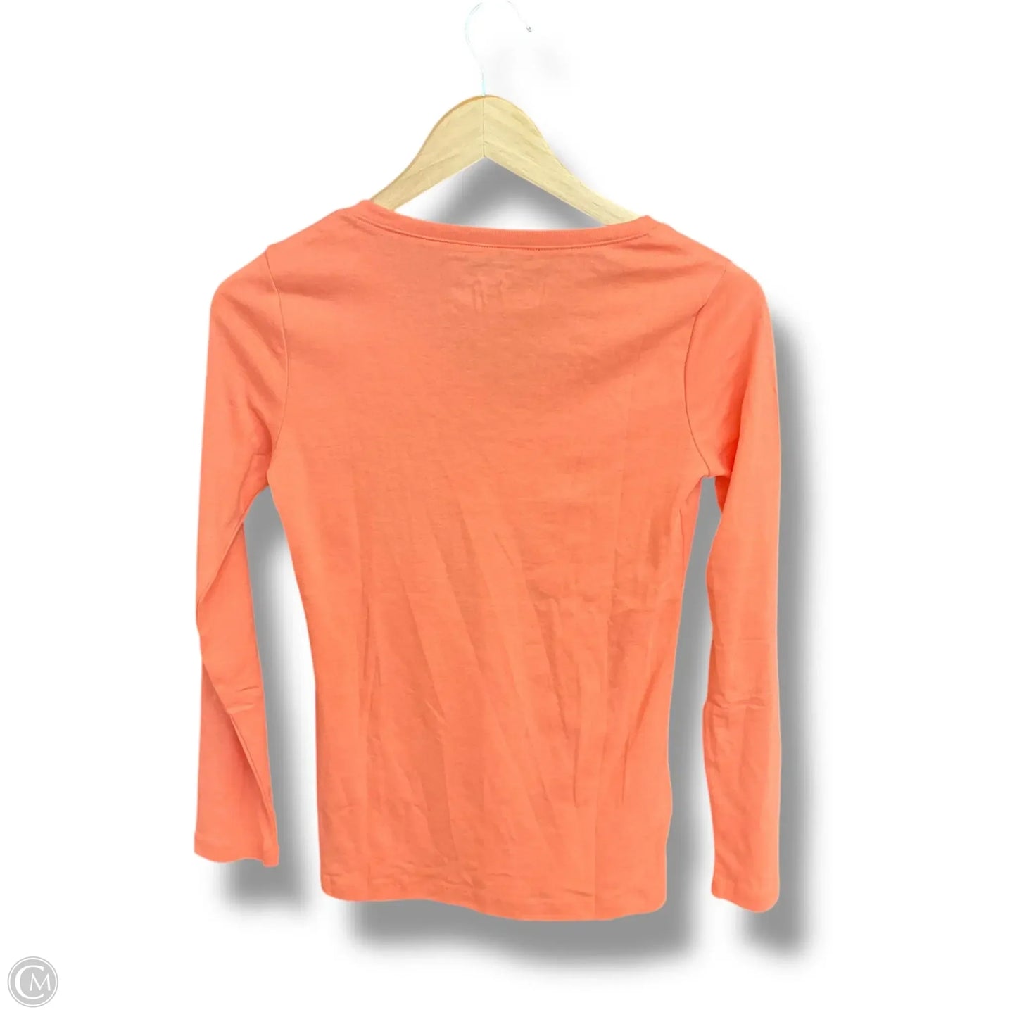 Top Long Sleeve Basic By Eddie Bauer In Orange, Size: S
