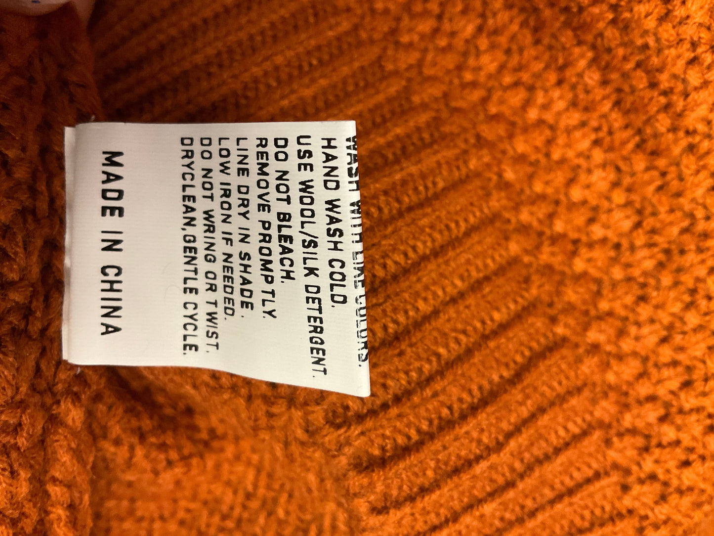 Sweater Cardigan By Clothes Mentor In Orange, Size: 3x