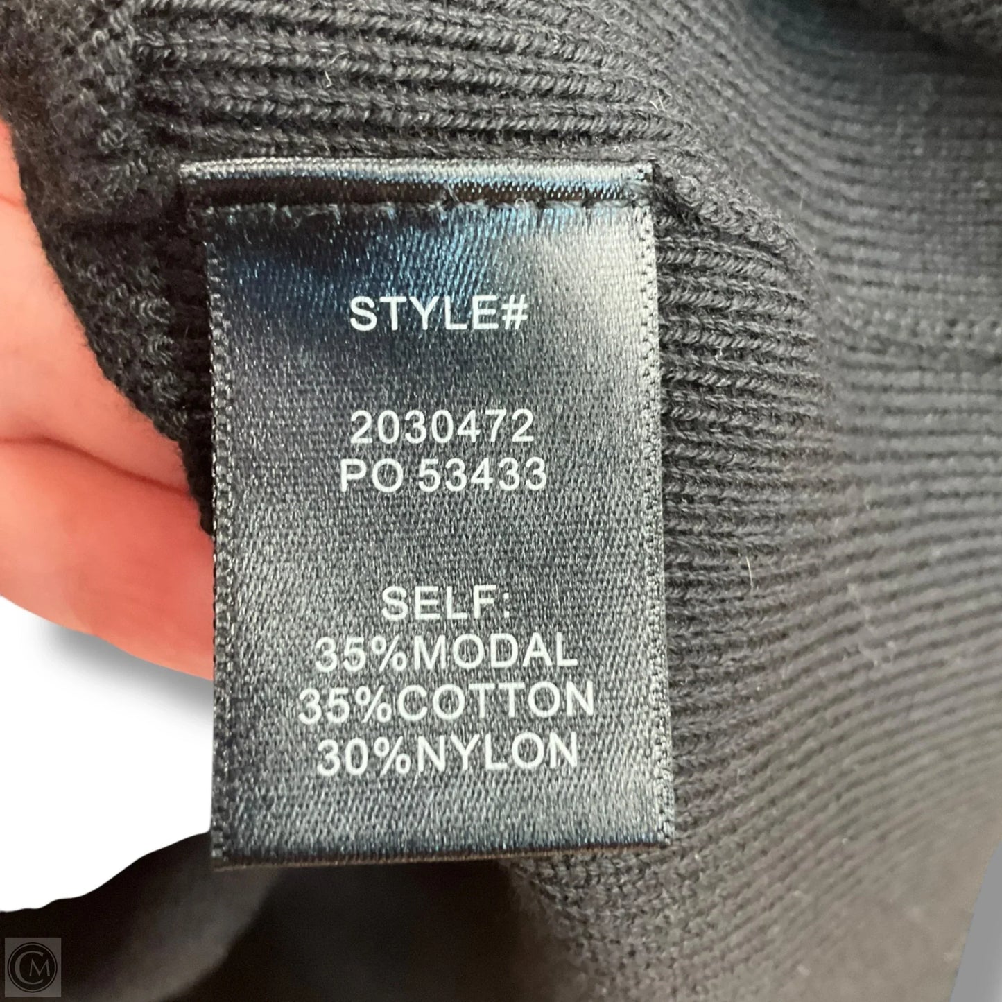 Top Long Sleeve By Current Air In Black, Size: M