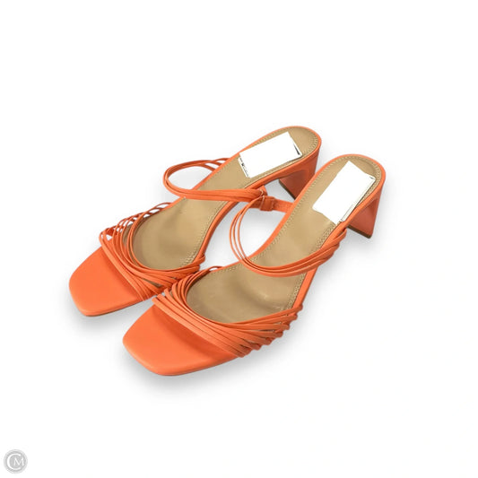 Shoes Heels Block By Bp In Coral, Size: 11