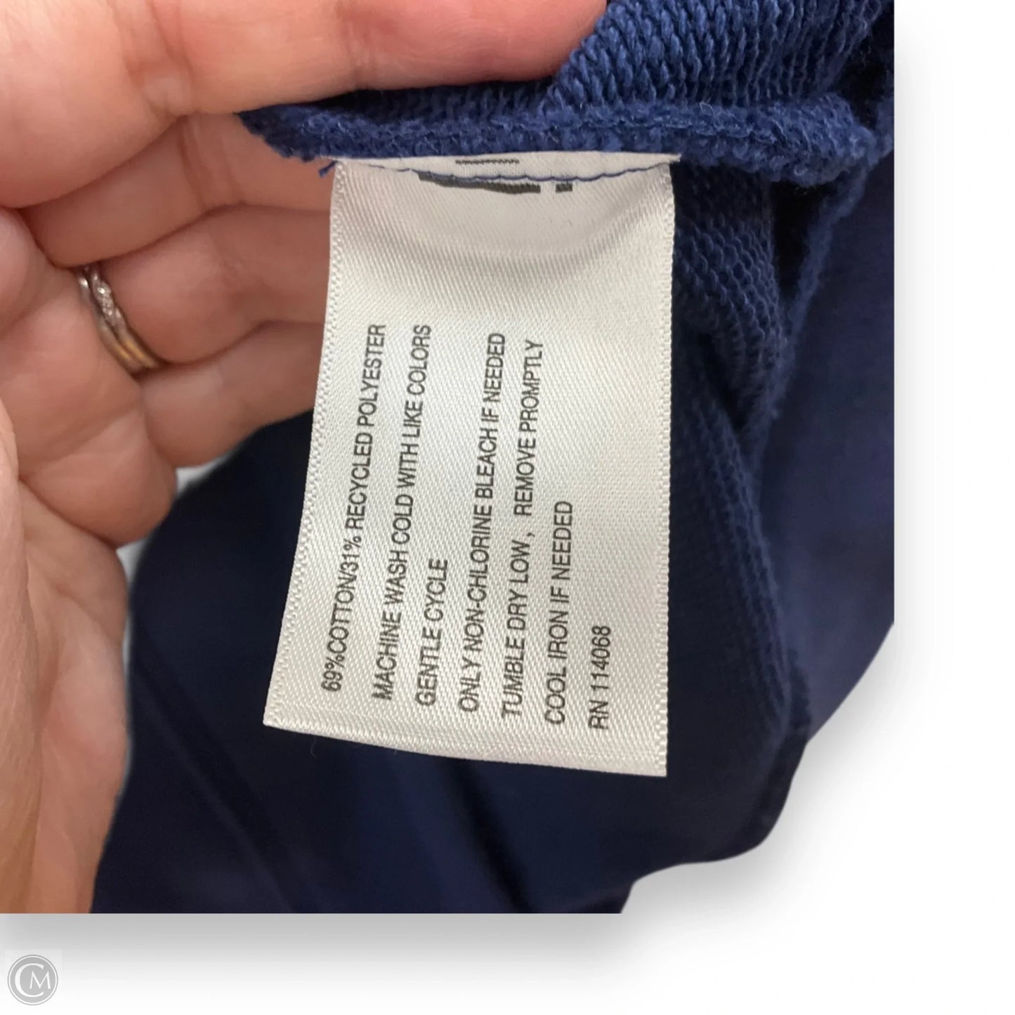 Sweatshirt Crewneck By Evereve In Navy, Size: S