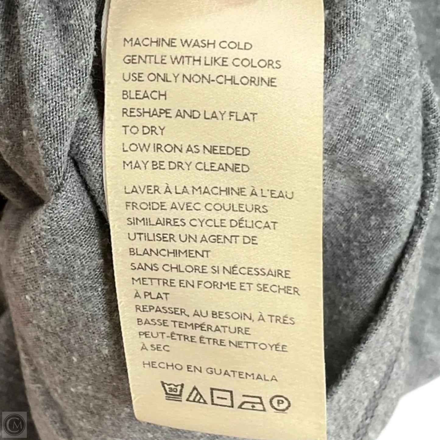 Top Short Sleeve Basic By Anthropologie In Grey, Size: Xs