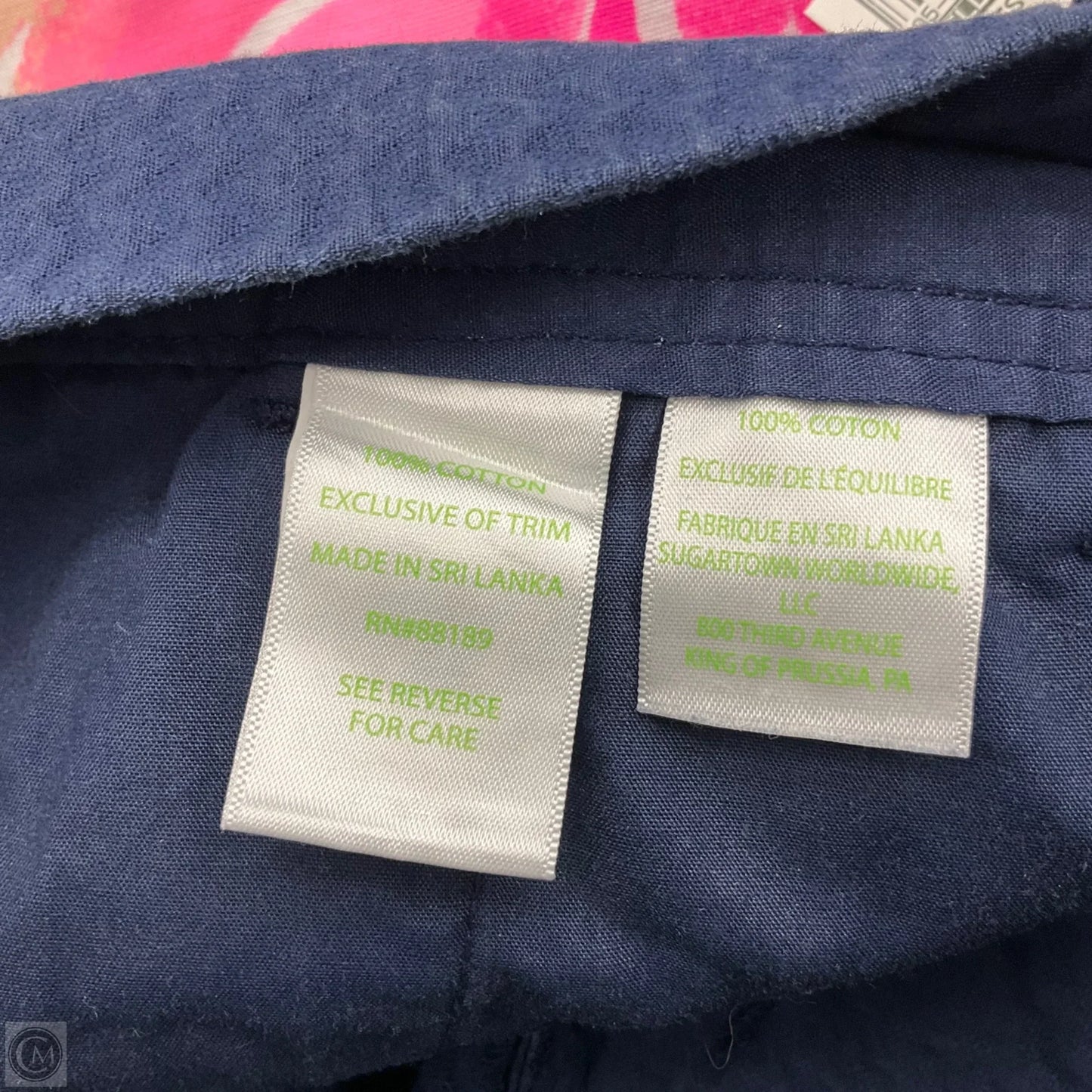 Shorts Designer By Lilly Pulitzer In Navy, Size: 12