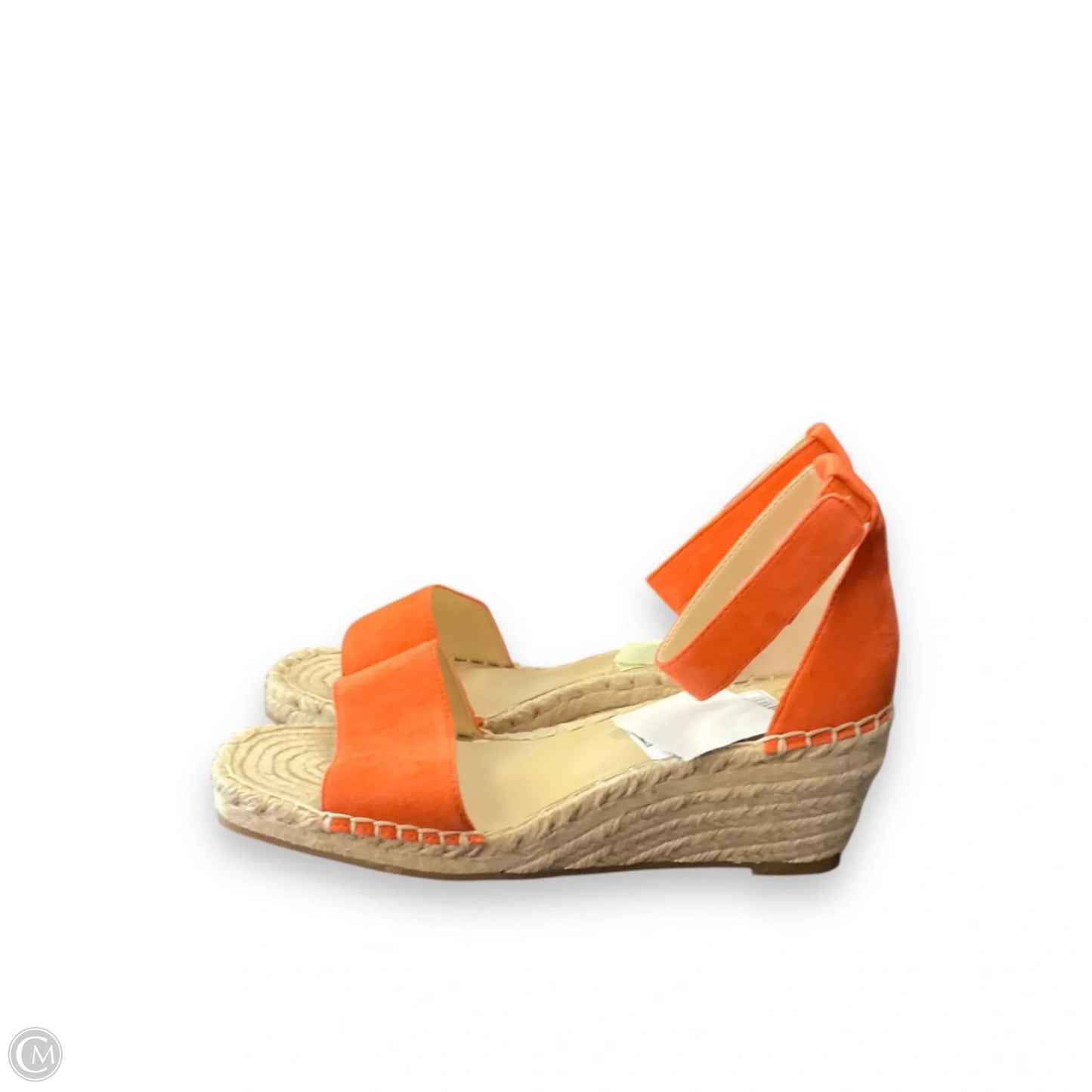 Shoes Heels Wedge By Vince Camuto In Orange, Size: 7