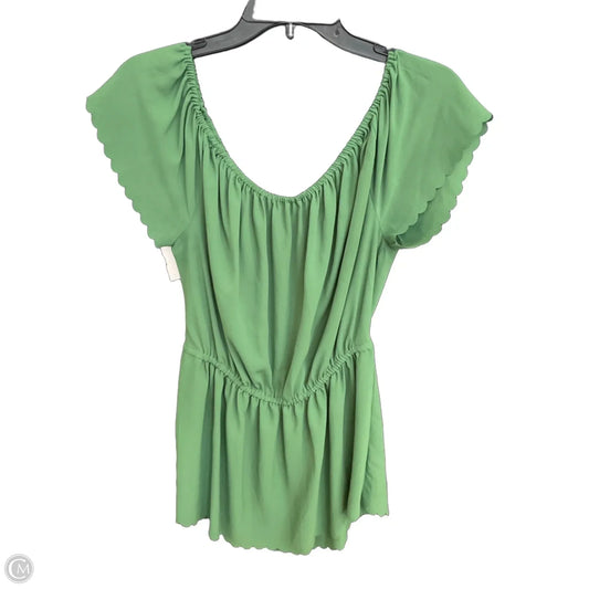 Top Short Sleeve By Postmark In Green, Size: S