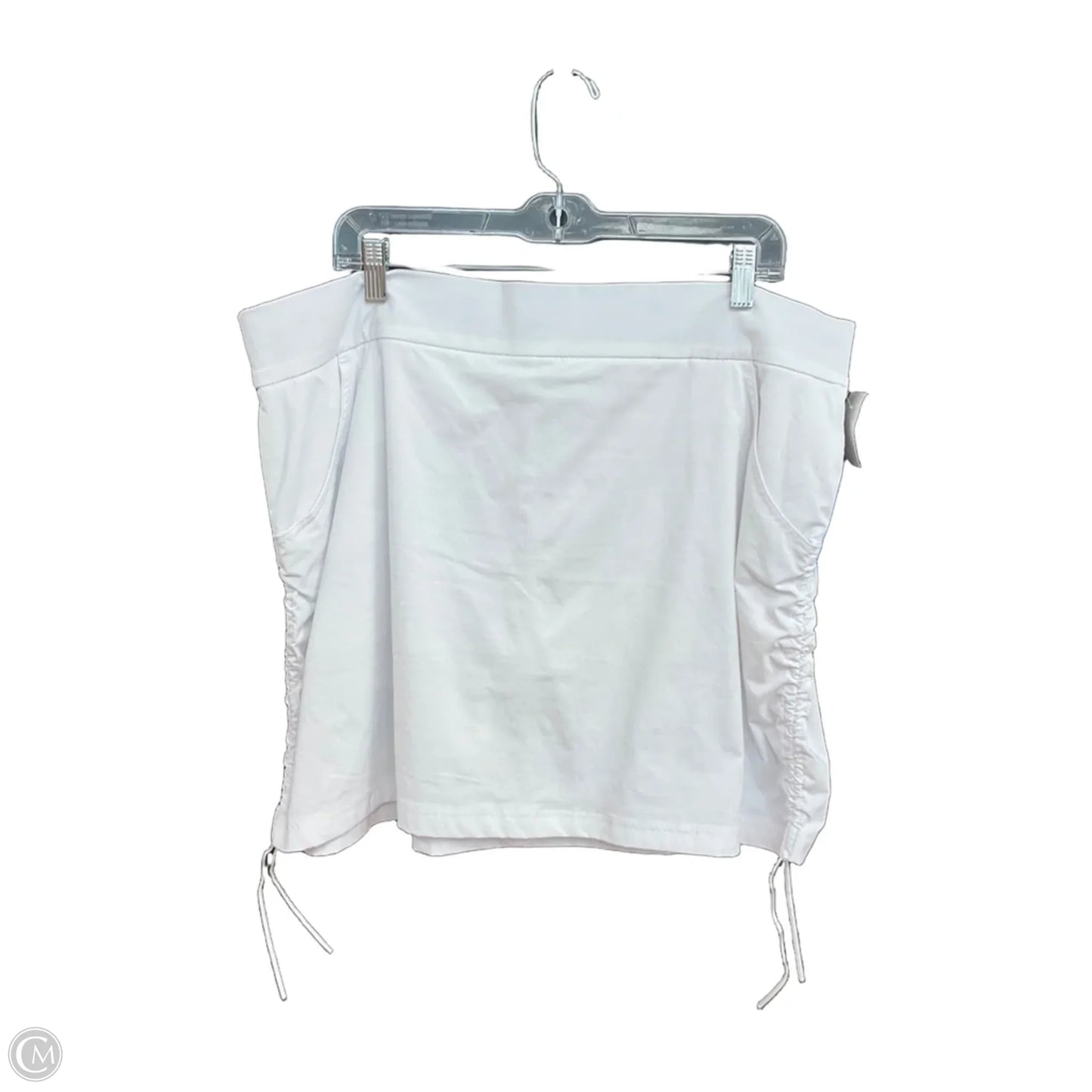 Athletic Skort By Columbia In White, Size: Xxl