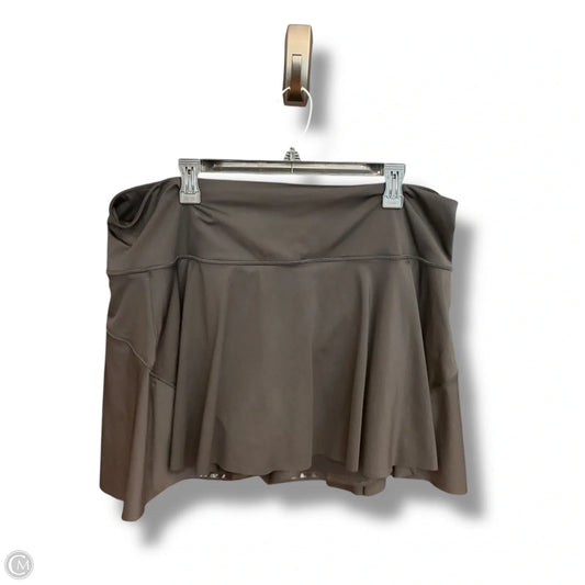 Athletic Skort By Athleta In Black, Size: 2x