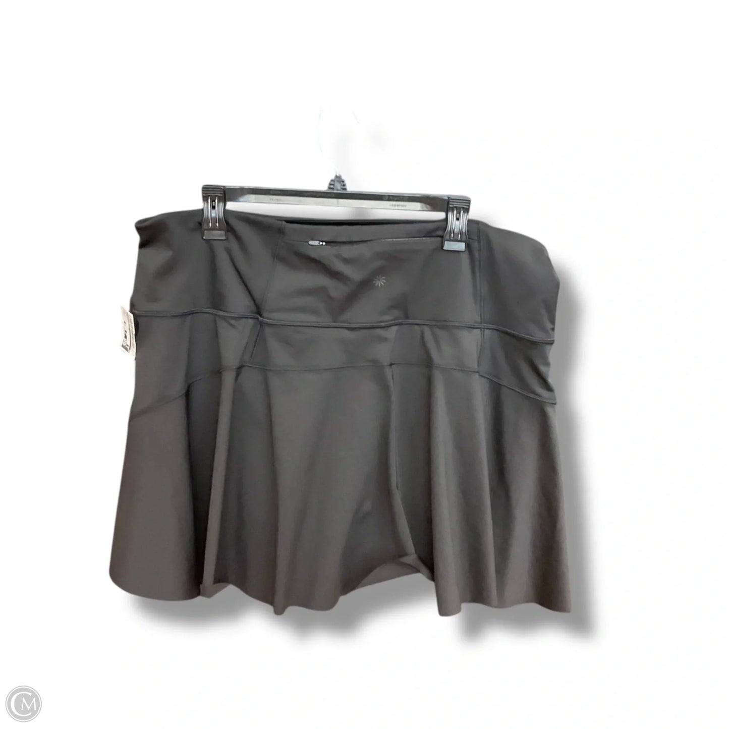 Athletic Skort By Athleta In Black, Size: 2x