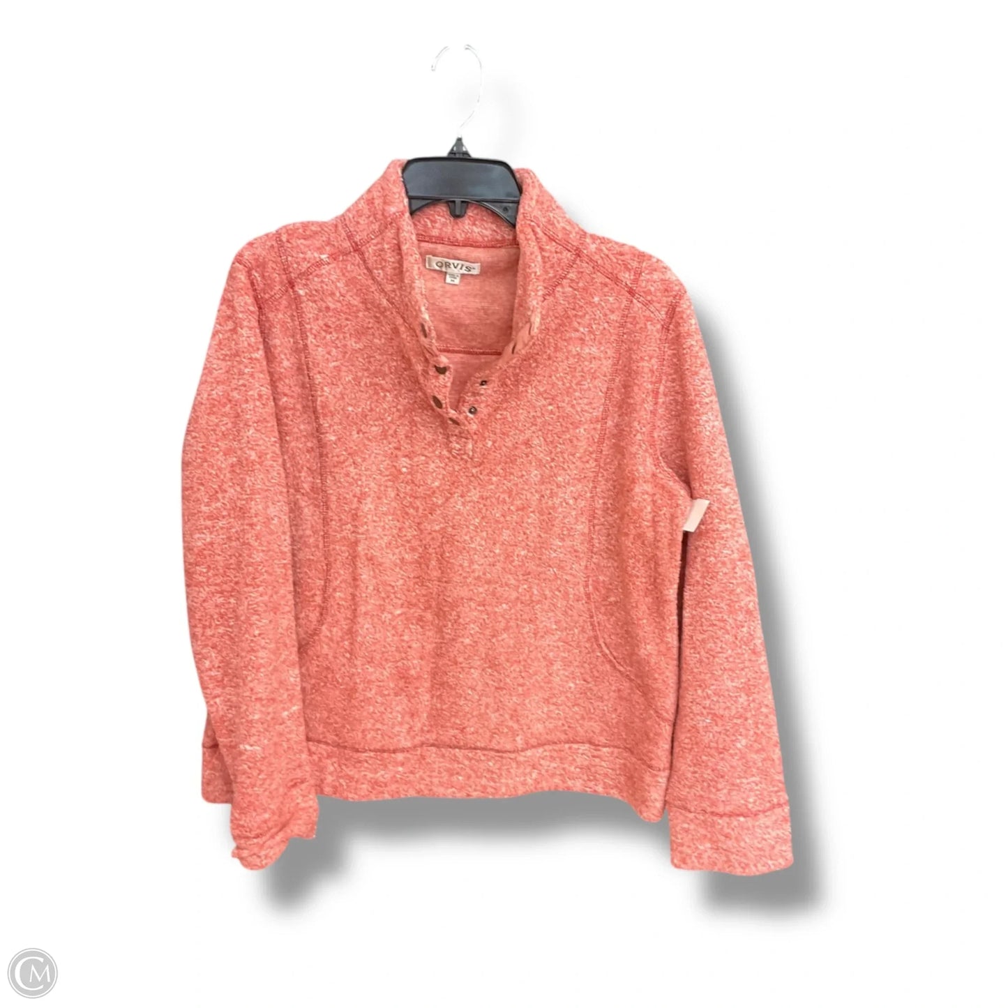 Sweatshirt Collar By Orvis In Pink, Size: M