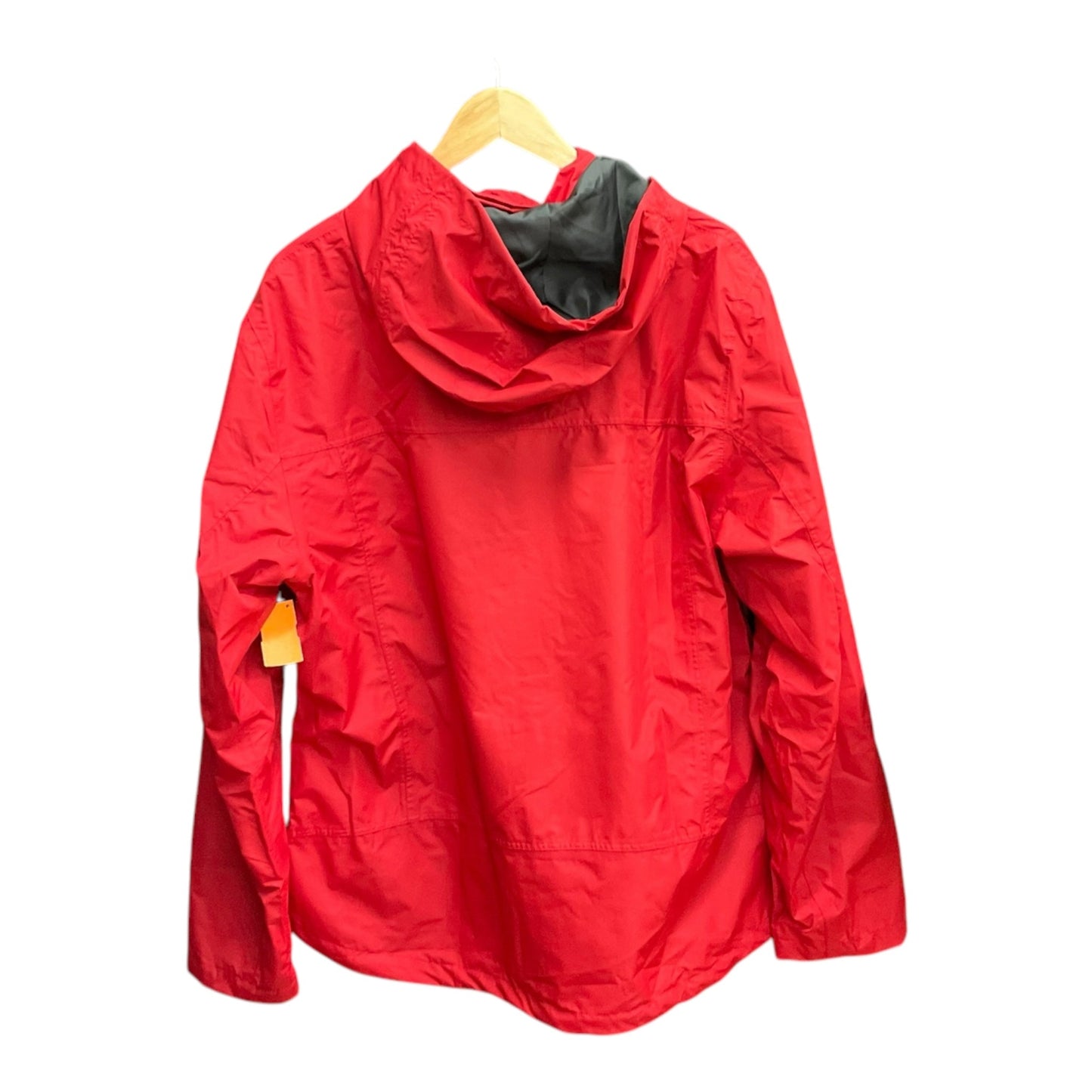 Jacket Windbreaker By Clothes Mentor In Red, Size: Xl