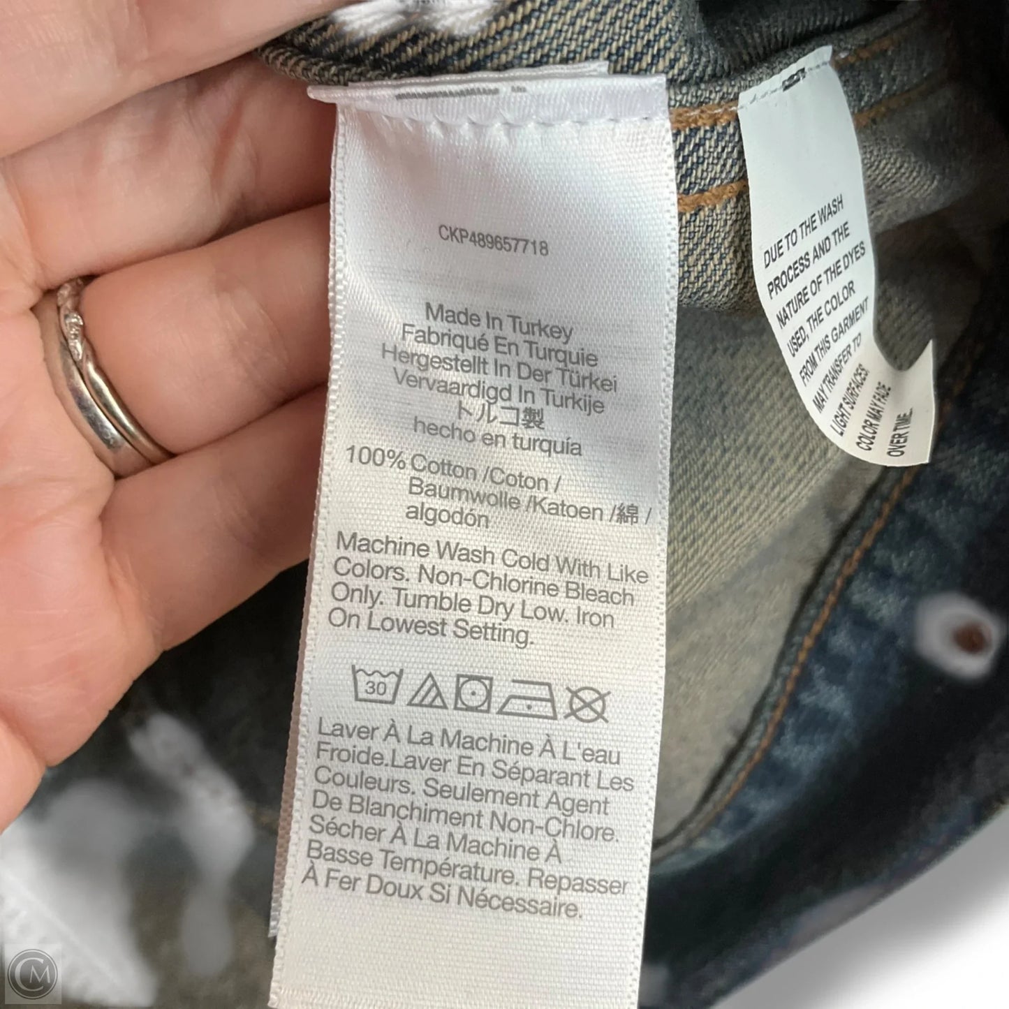 Jacket Denim By Madewell In Blue Denim, Size: S