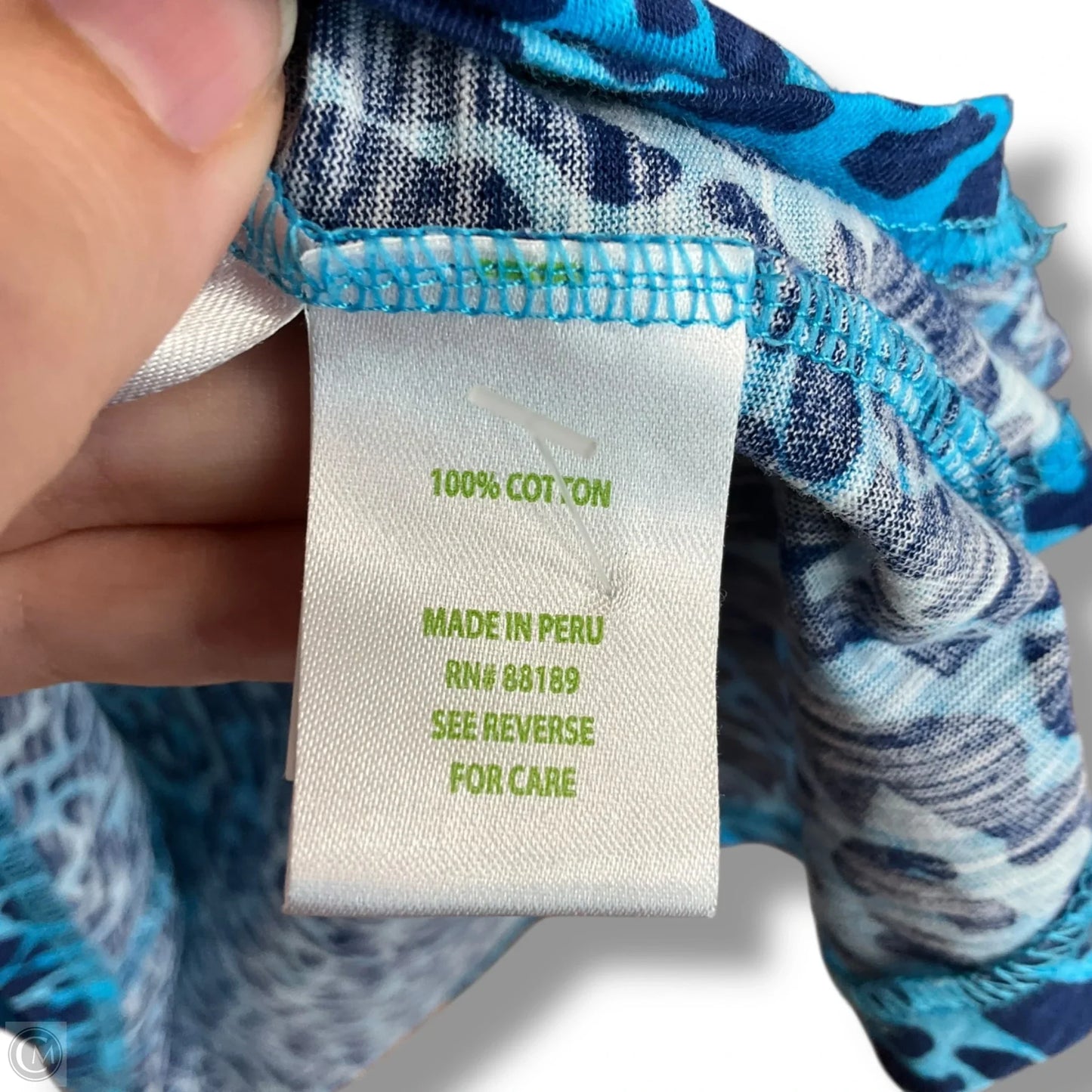 Top Short Sleeve Designer By Lilly Pulitzer In Animal Print, Size: M