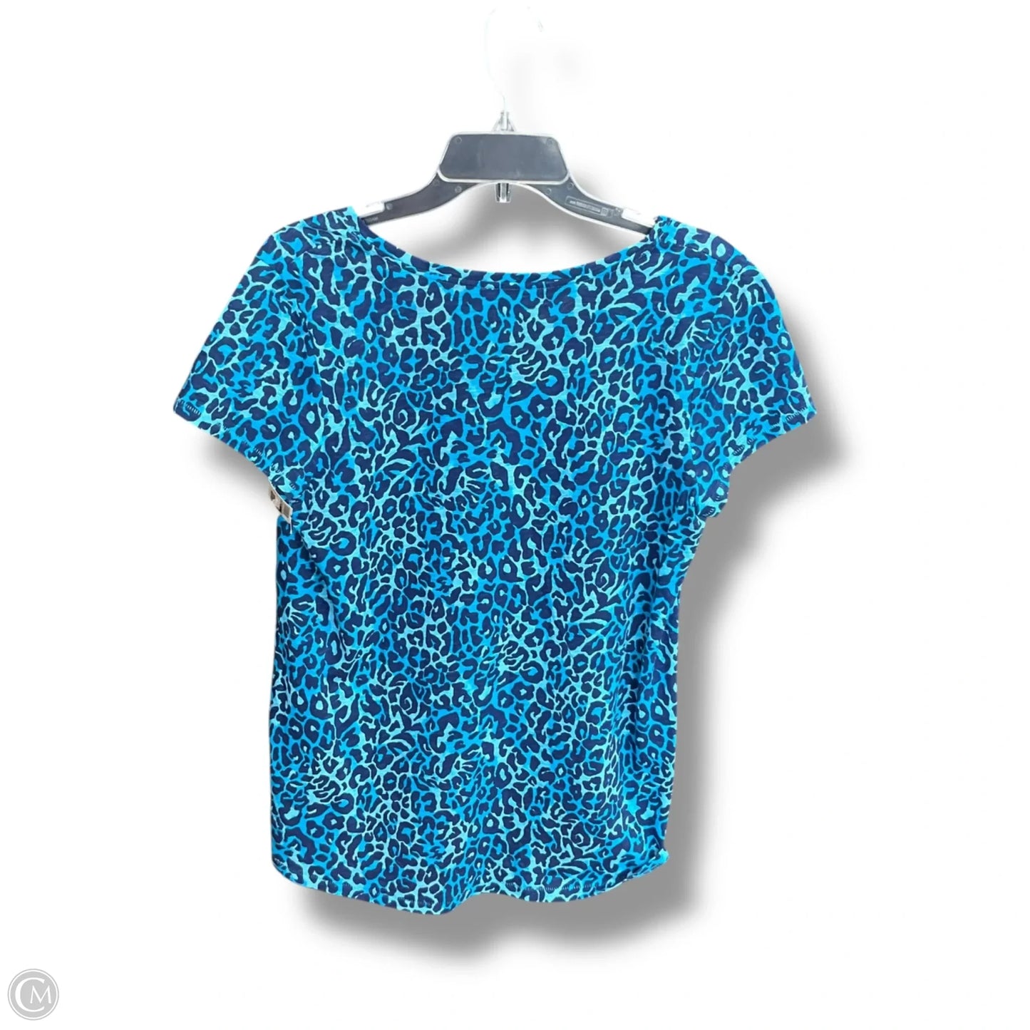 Top Short Sleeve Designer By Lilly Pulitzer In Animal Print, Size: M