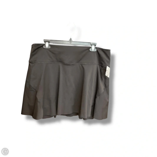 Athletic Skort By Athleta In Black, Size: Xl