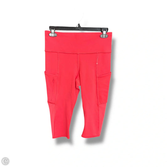 Athletic Capris By Athleta In Pink, Size: S