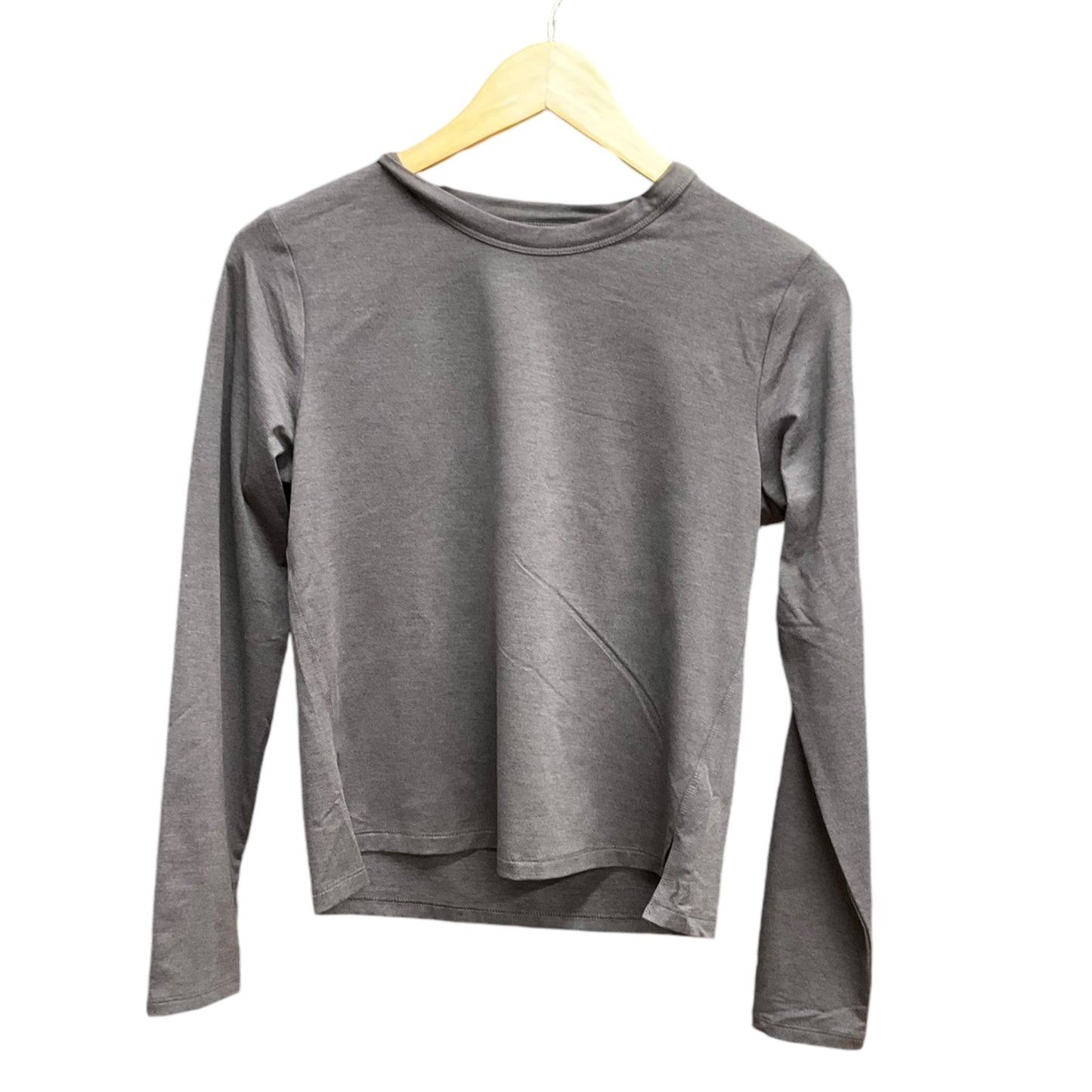 Athletic Top Long Sleeve Crewneck By All In Motion In Grey, Size: S