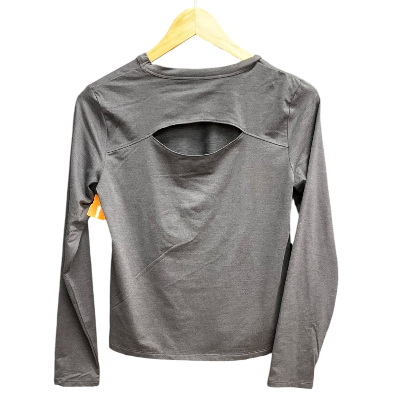 Athletic Top Long Sleeve Crewneck By All In Motion In Grey, Size: S