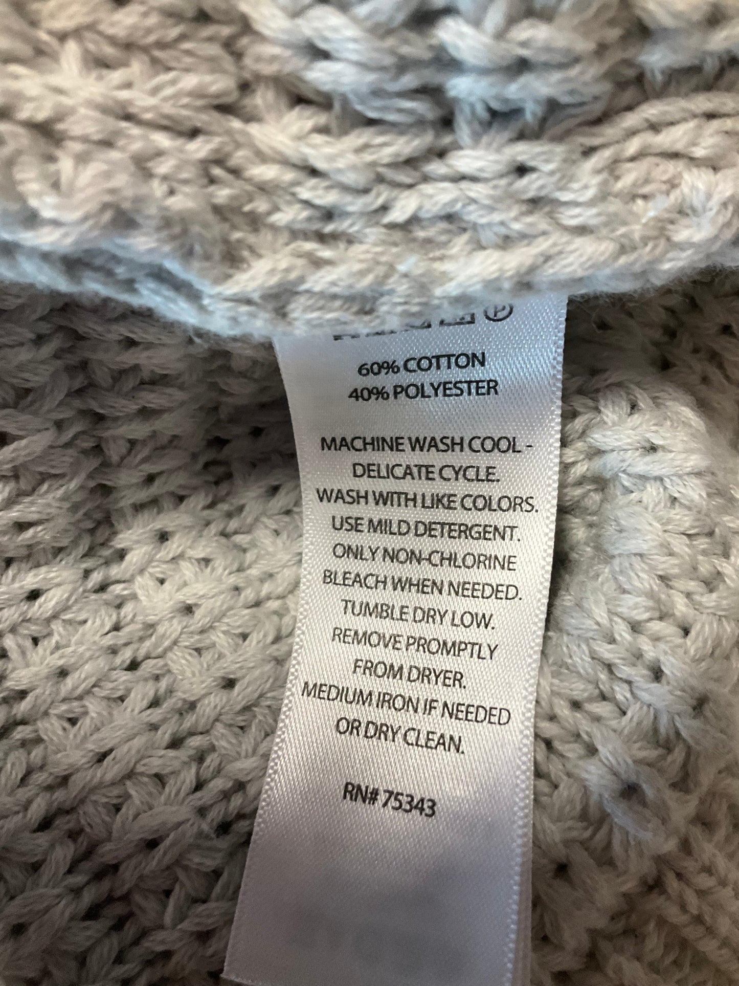 Sweater By Rachel Zoe In Grey, Size: 1x