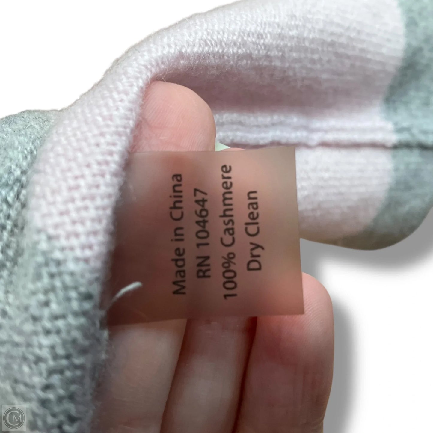 Sweater Cardigan Cashmere By Clothes Mentor In Striped Pattern, Size: Xl