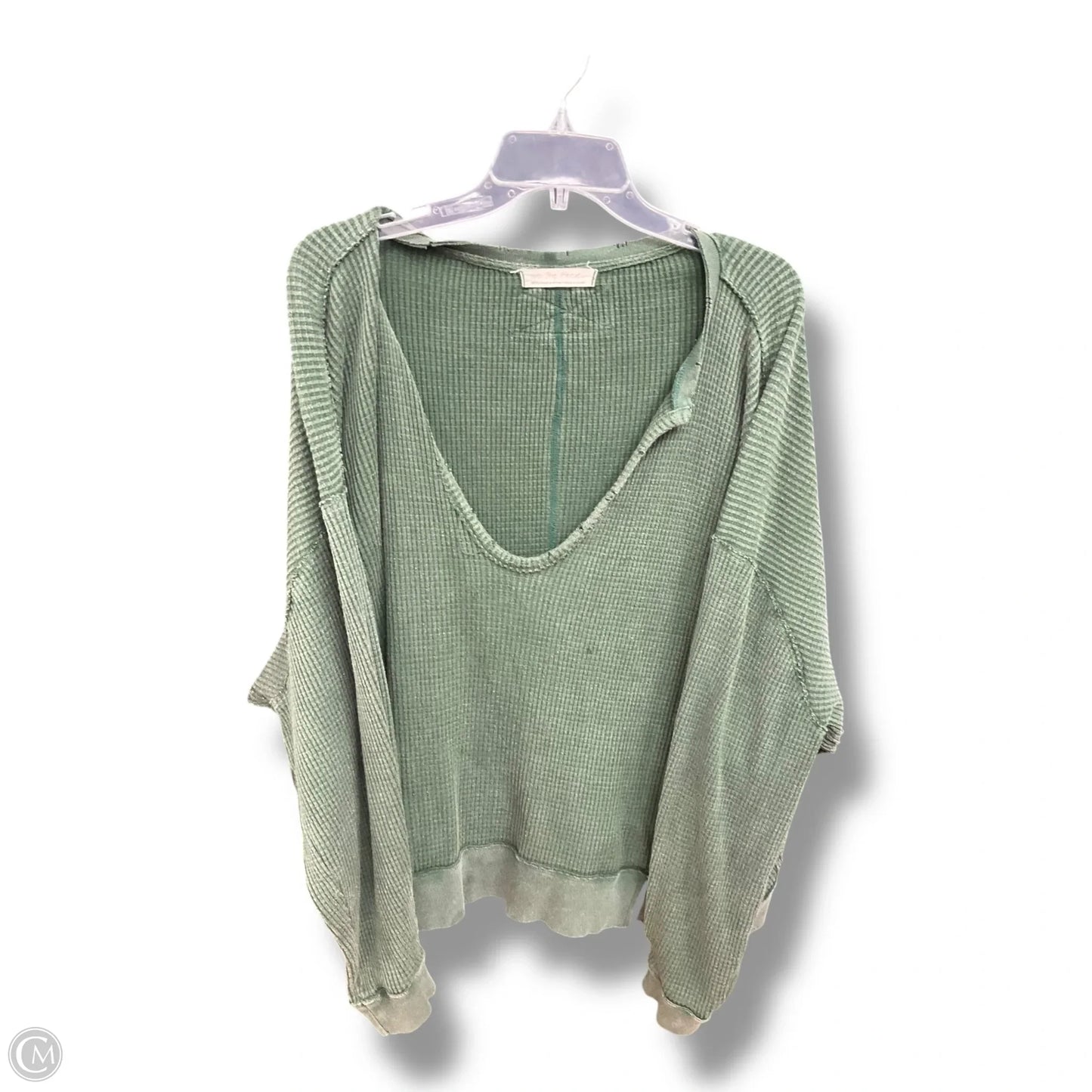Top Long Sleeve By We The Free In Green, Size: M