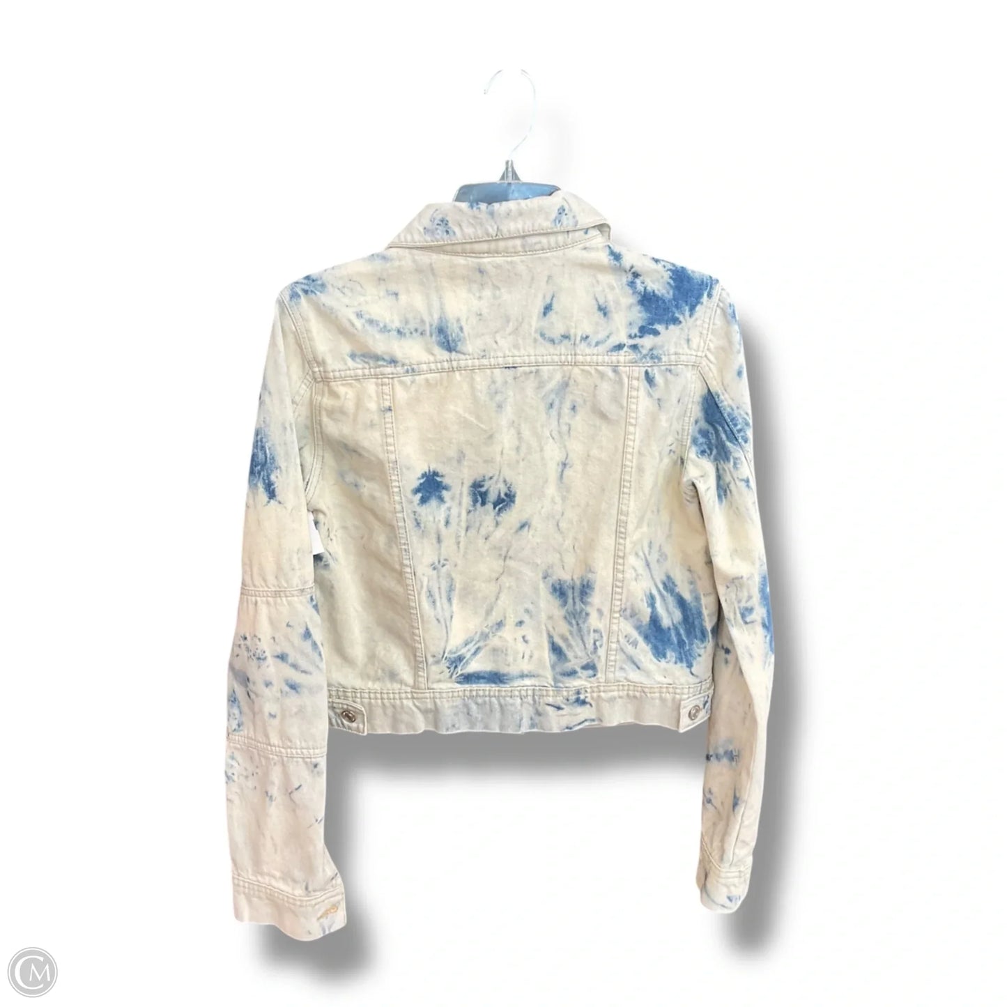 Jacket Denim By Free People In Blue Denim, Size: S