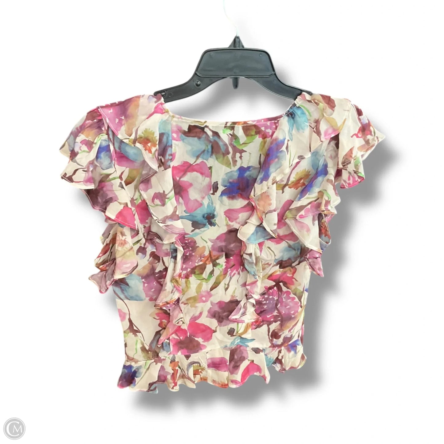 Top Short Sleeve Designer By Jason Wu In Floral Print, Size: Sp