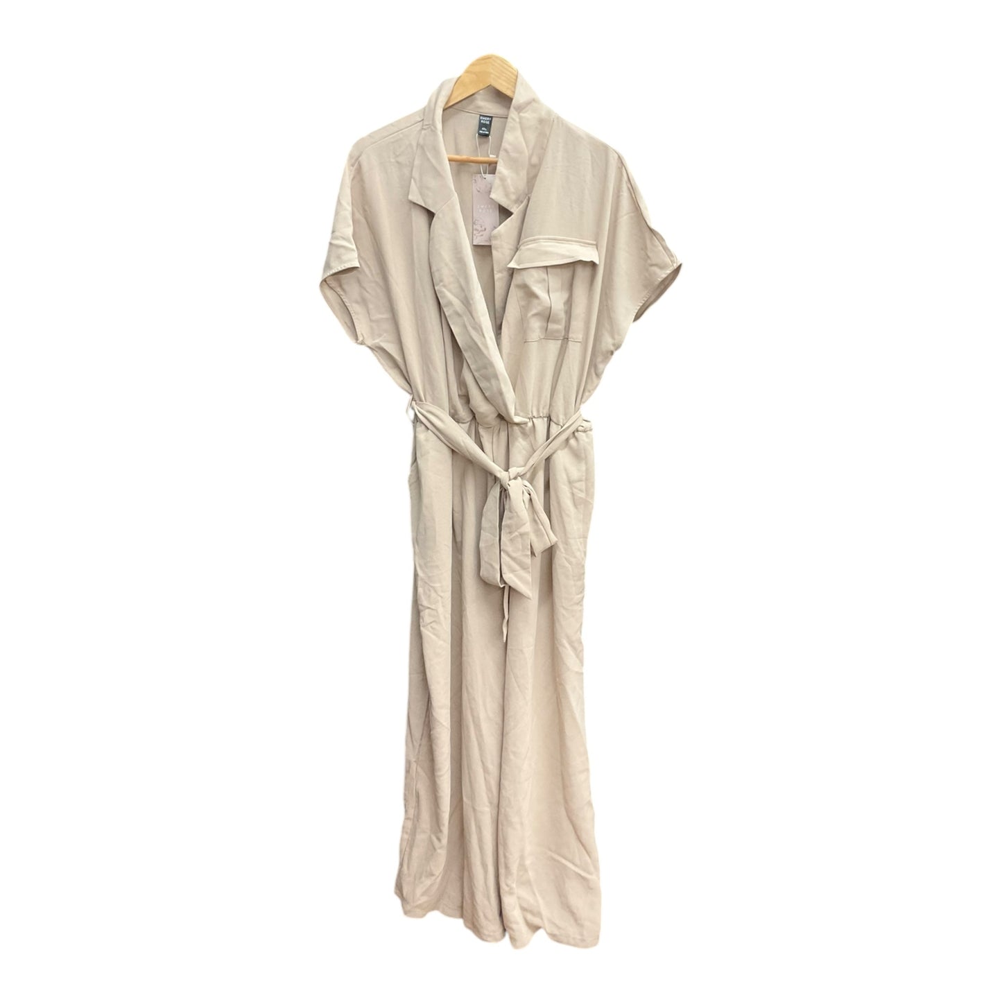 Dress Casual Maxi By Clothes Mentor In Beige, Size: 4x