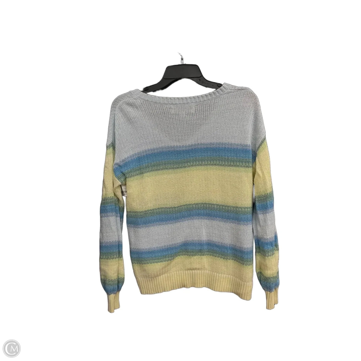 Top Long Sleeve By Loft In Striped Pattern, Size: S