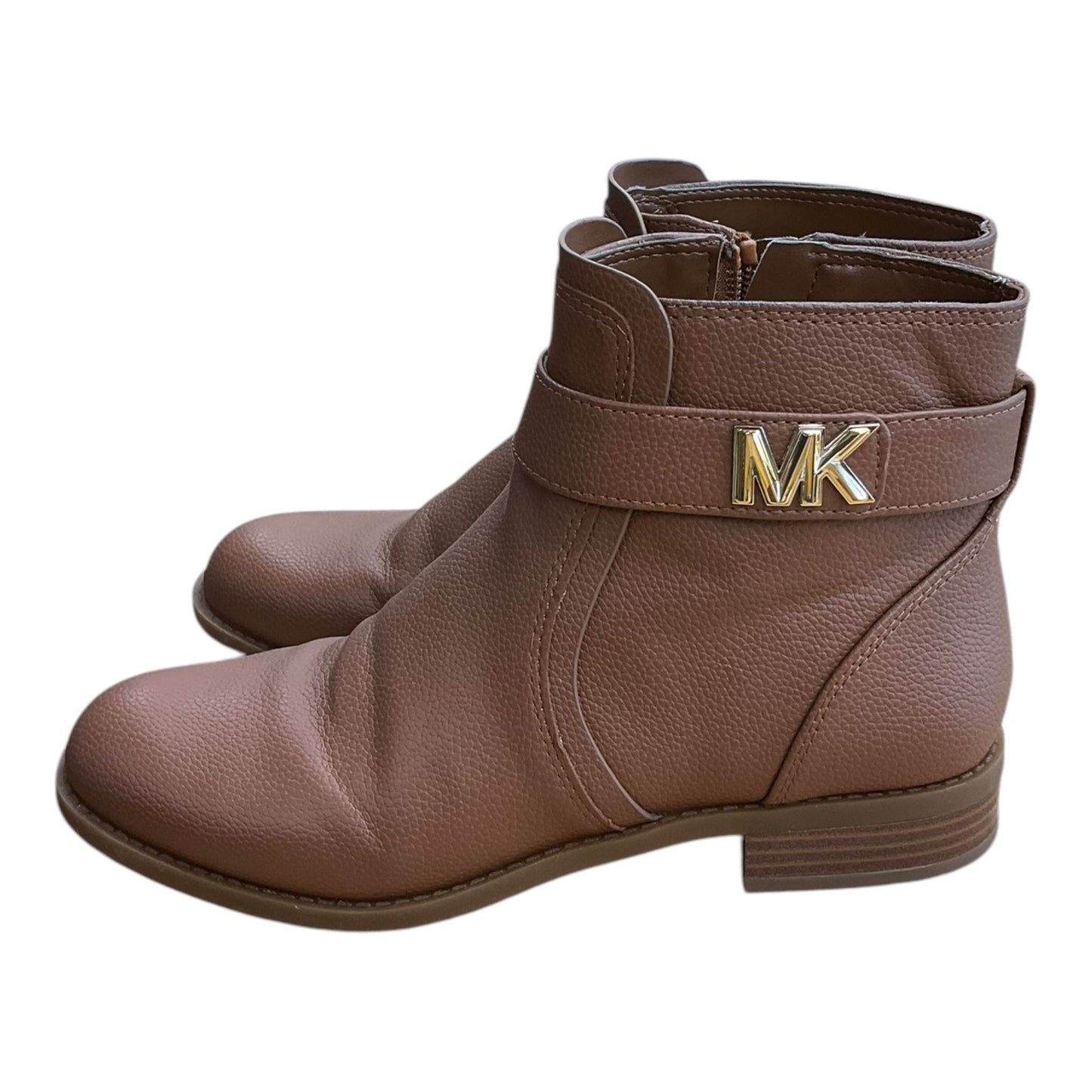 Boots Ankle Flats By Michael By Michael Kors In Brown, Size: 6.5