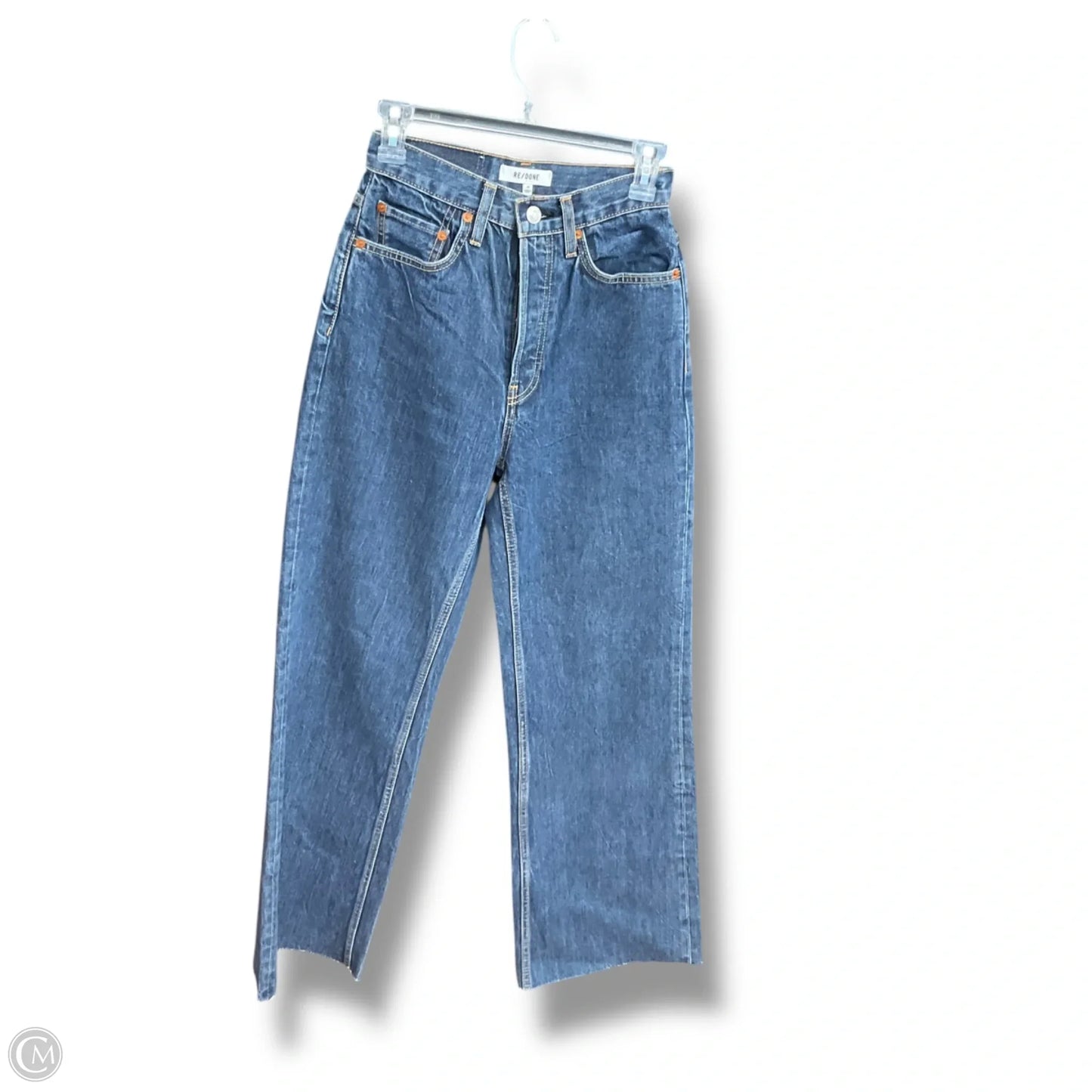 Jeans Wide Leg By Clothes Mentor In Blue Denim, Size: 0