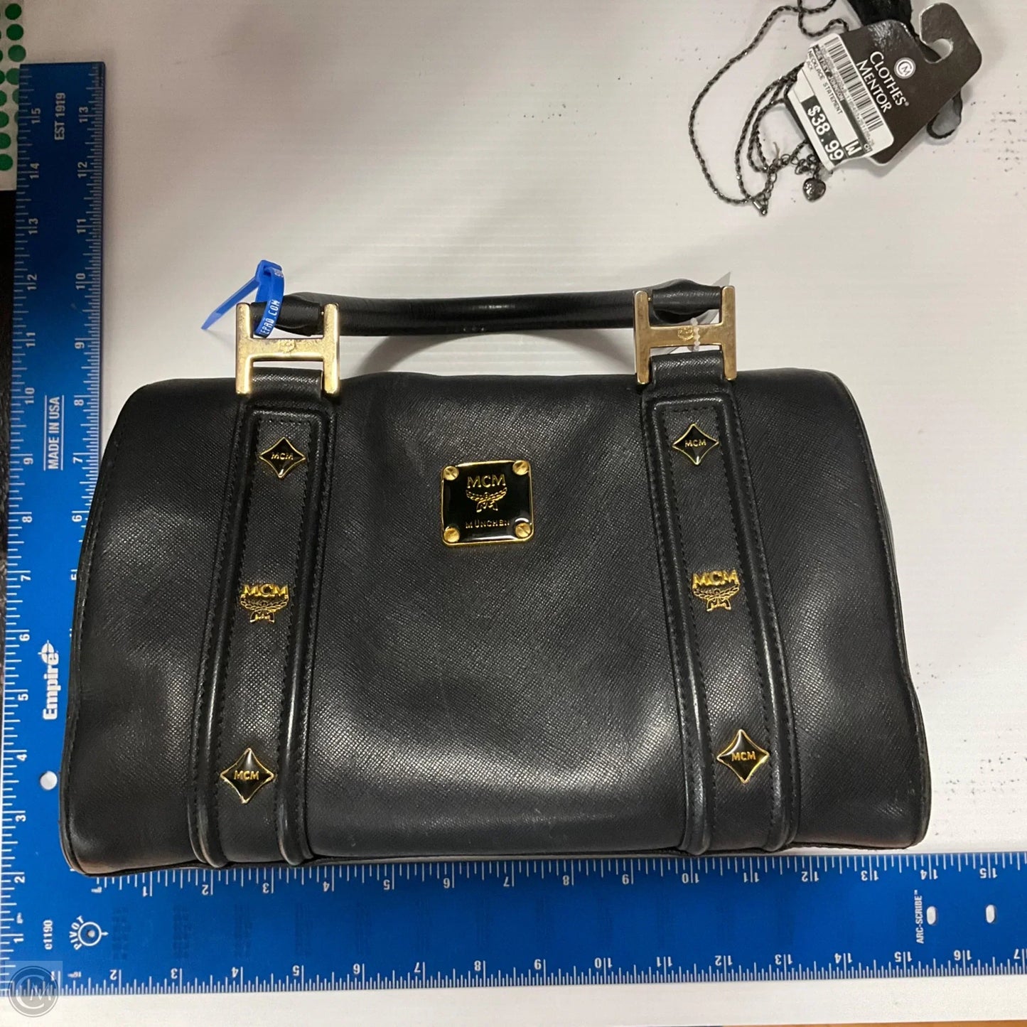 Handbag Luxury Designer By Mcm, Size: Medium