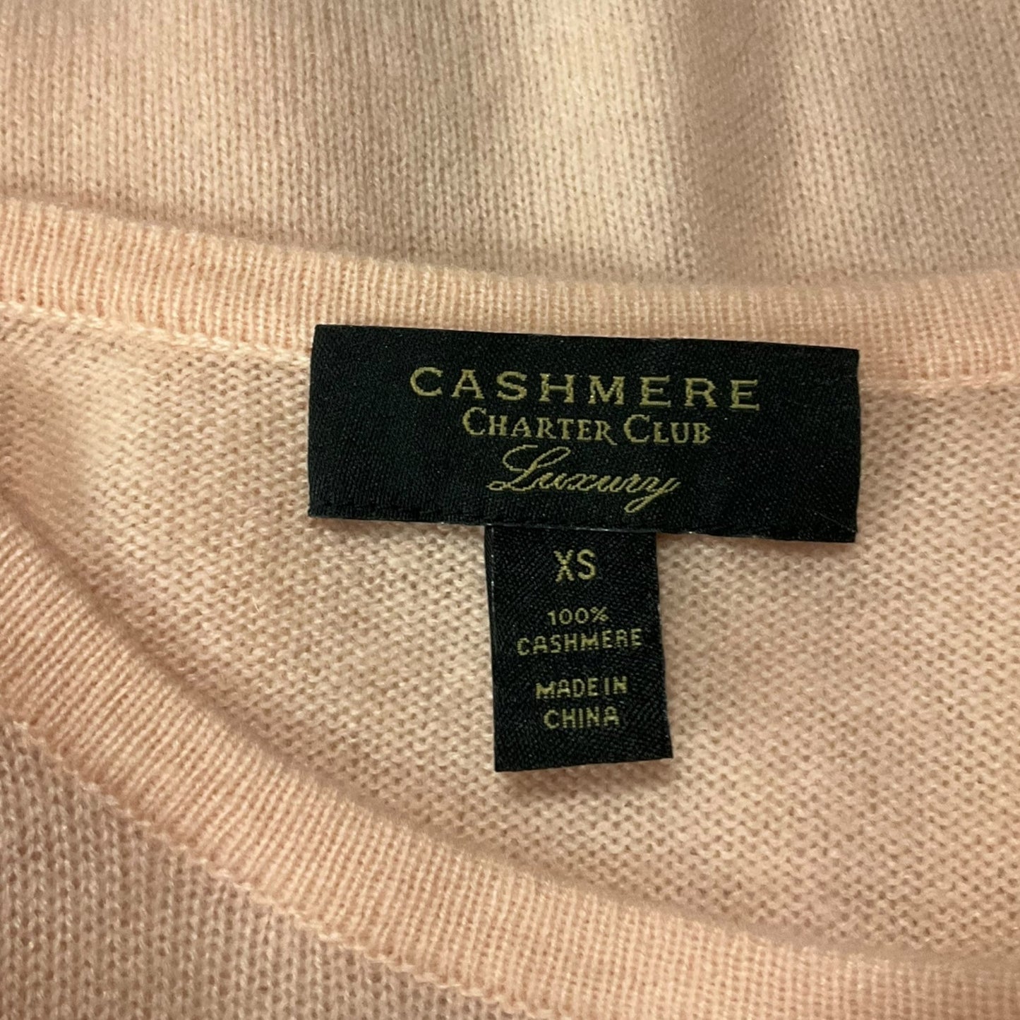 Sweater Cashmere By Charter Club In Pink, Size: Xs