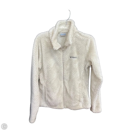 Jacket Faux Fur & Sherpa By Columbia In Cream, Size: L