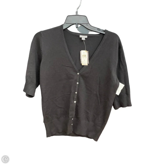 Cardigan By Ann Taylor In Black, Size: L