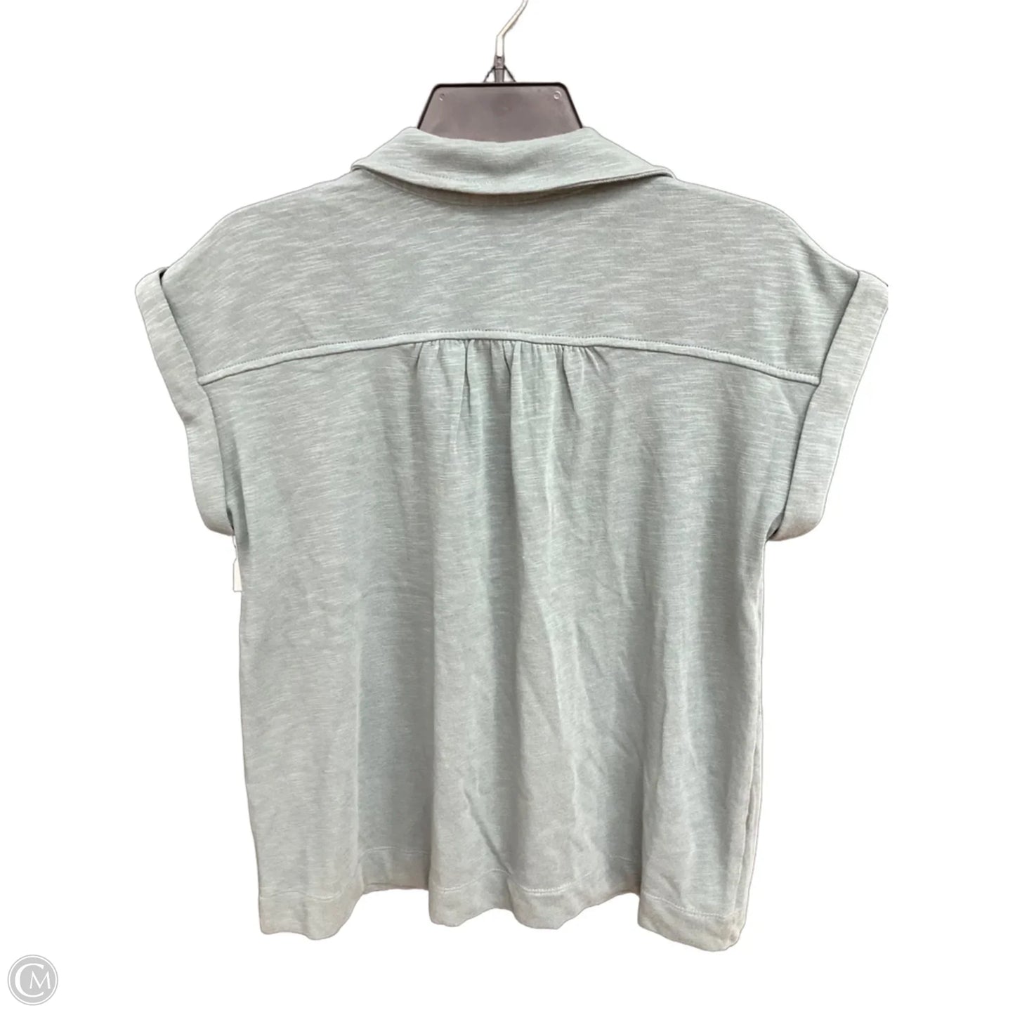 Top Short Sleeve By Loft In Blue, Size: Xs
