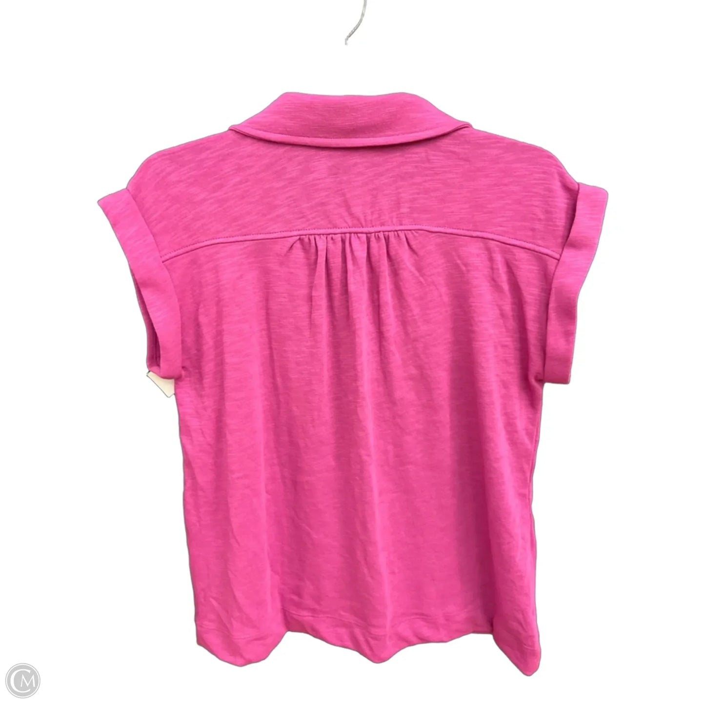 Top Short Sleeve By Loft In Pink, Size: Xs