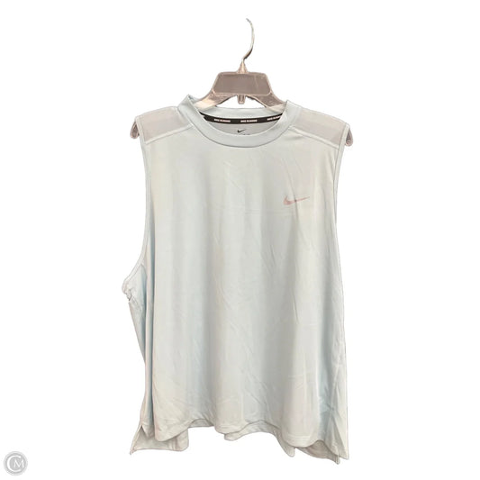 Athletic Tank Top By Nike Apparel In Blue, Size: 3x