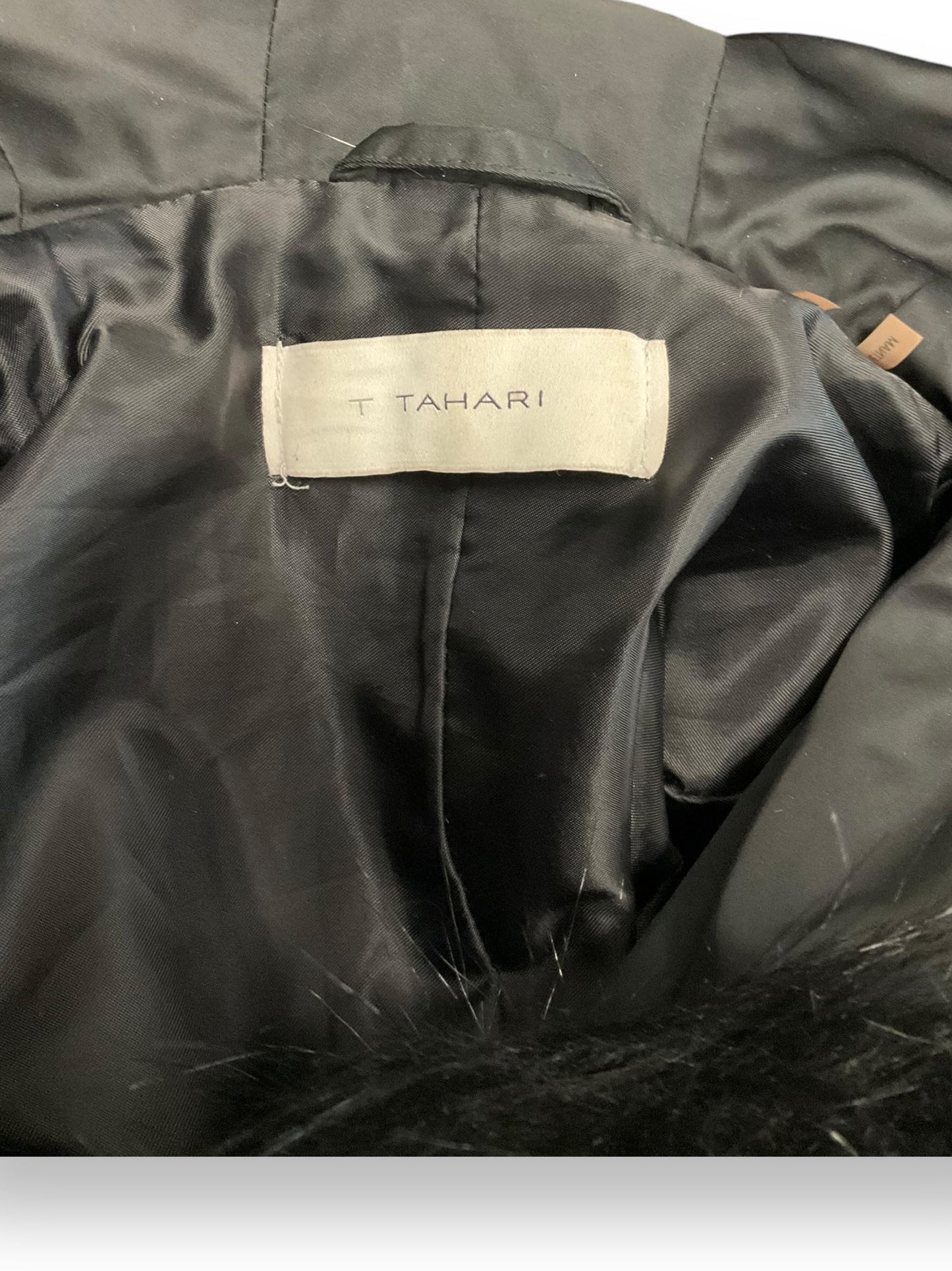 Jacket Puffer & Quilted By Tahari By Arthur Levine In Black, Size: S