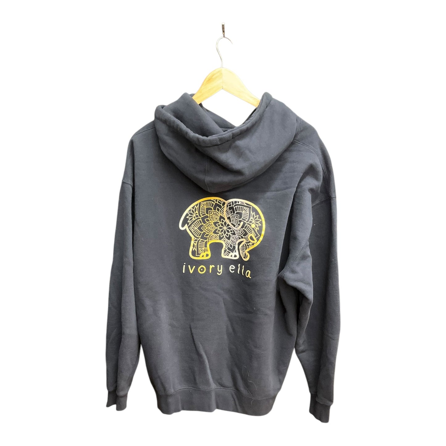 Sweatshirt Hoodie By Ivory Ella In Navy, Size: 2x