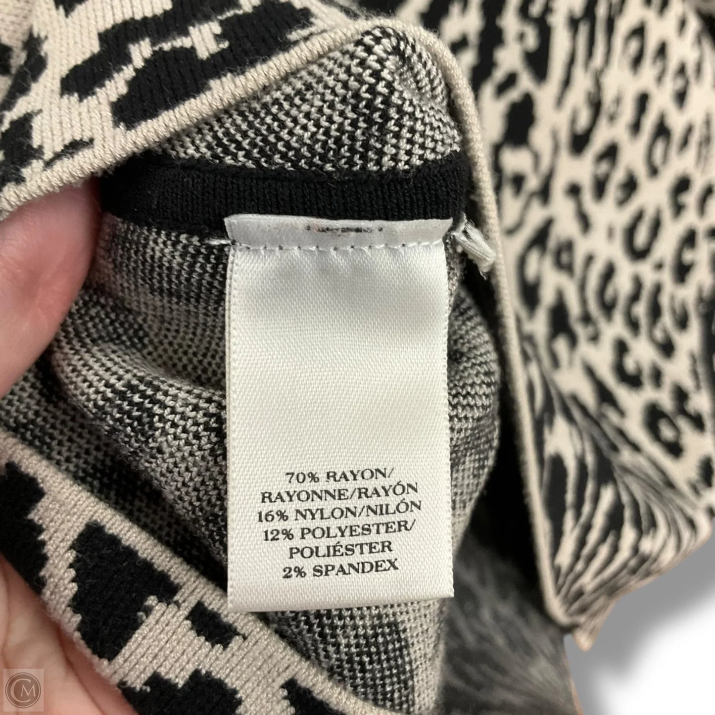 Top Long Sleeve By Ann Taylor In Animal Print, Size: S