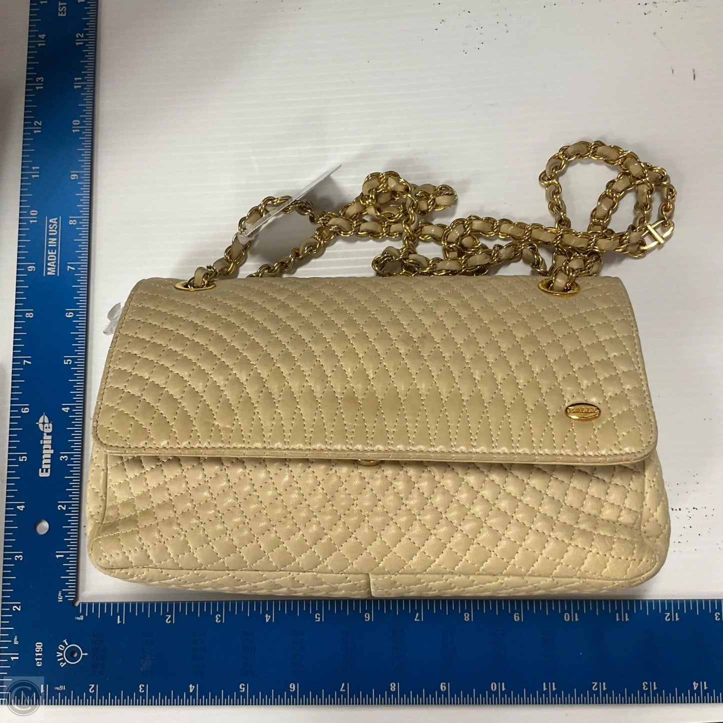 Crossbody Leather By Bally, Size: Small