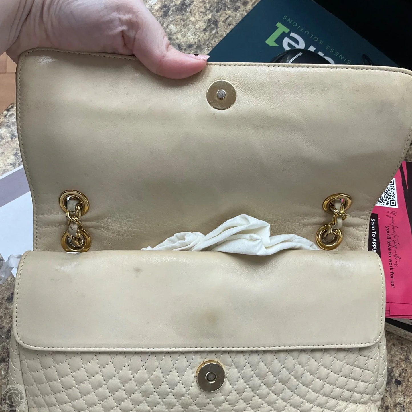 Crossbody Leather By Bally, Size: Small