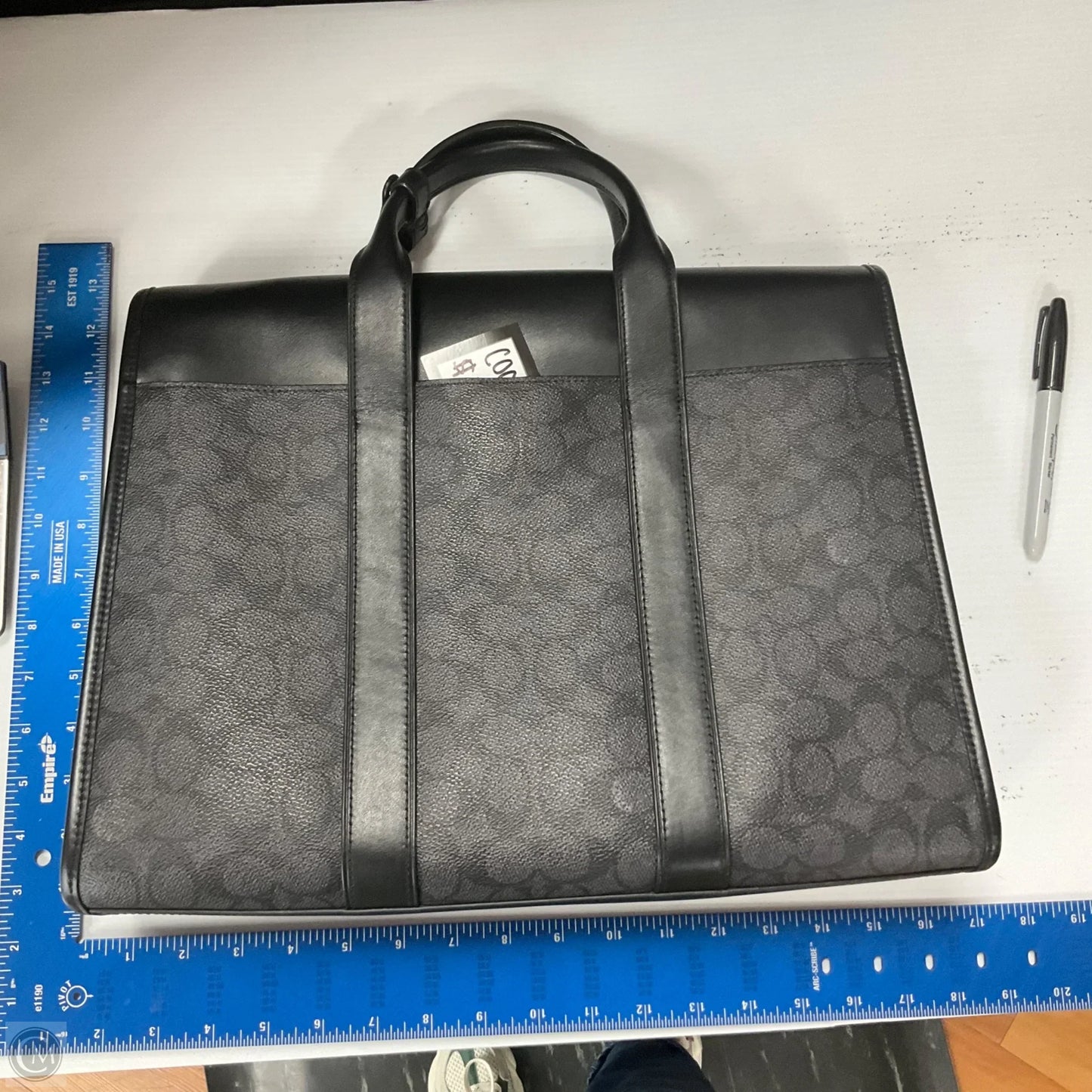 Tote Designer By Coach, Size: Medium