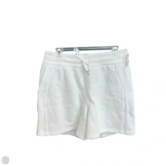 Athletic Shorts By Lululemon In White, Size: 10